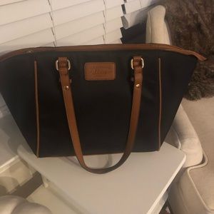 Bass black/brown purse
